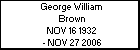 George William Brown