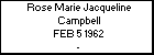 Rose Marie Jacqueline Campbell