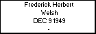 Frederick Herbert Welsh