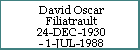 David Oscar Filiatrault