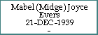 Mabel (Midge) Joyce Evers