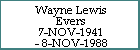 Wayne Lewis Evers