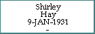 Shirley Hay